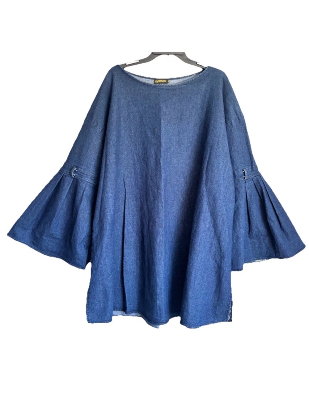 Reborn Bell Sleeve Denim Dress